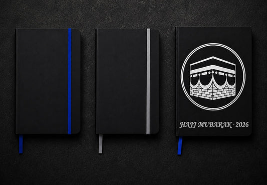 Personalised Black Hardback Notebooks